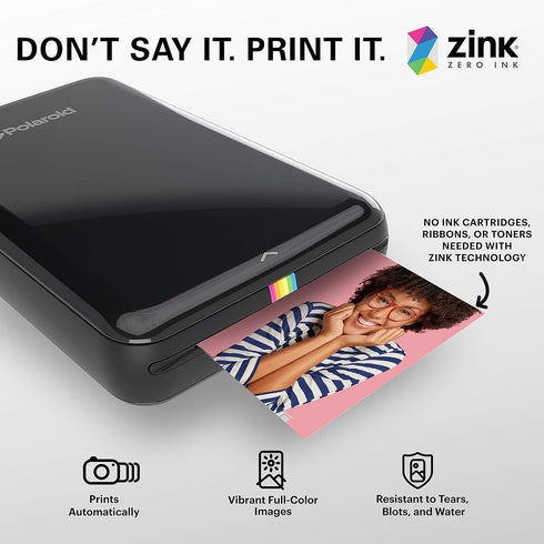 Zink 2"x3" Premium Instant Photo Paper (30 Pack) Compatible with Polaroid Snap, Snap Touch, Zip and Mint Cameras and Printers...
